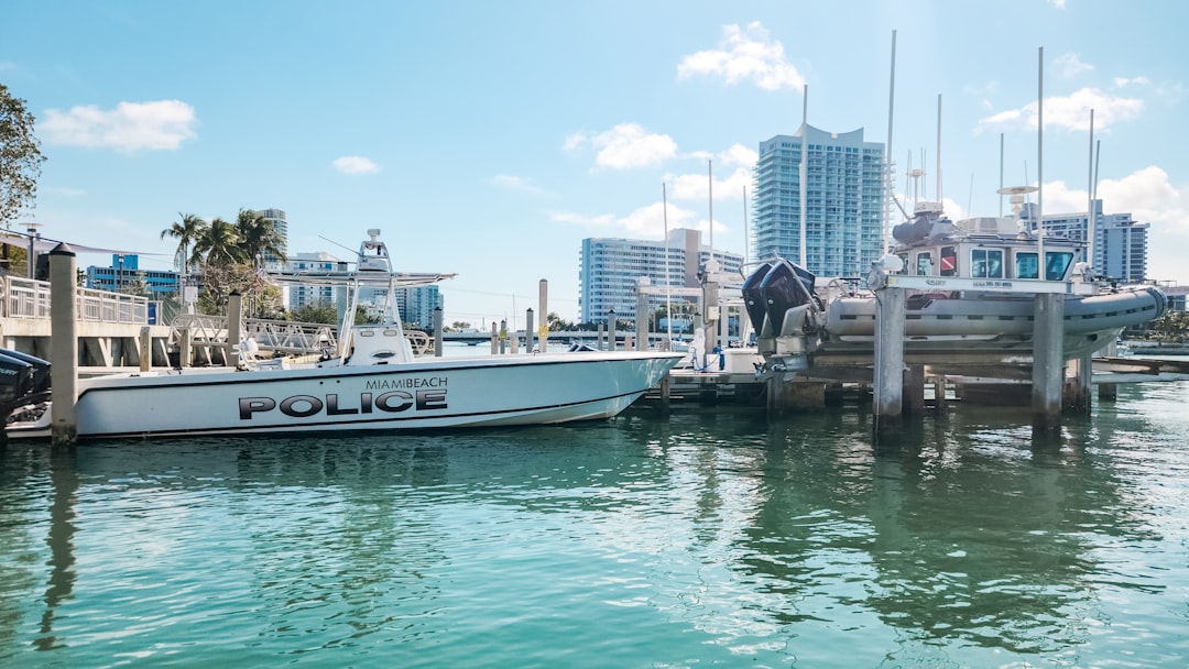 Florida boating laws - boat navigating Florida waterway at sunset