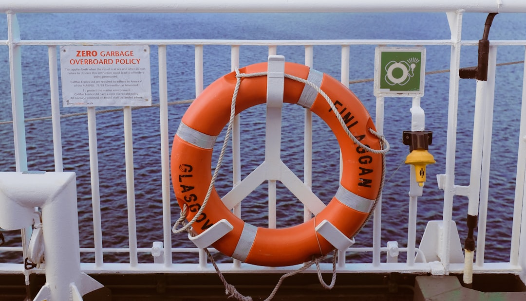 Boater checking boating license requirements